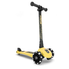 Hulajnoga składana ze świecącymi kółkami Scootandride Highwaykick 3 LED 3+ Peach