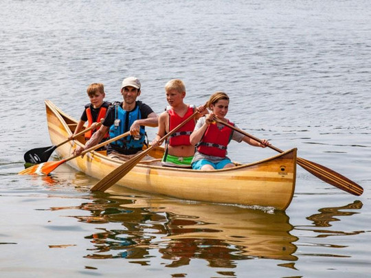 Pagaj John Paddle Canoe Beavertail Pure - ogon bobra + pokrowiec (2 pagaje + 1 pokrowiec)