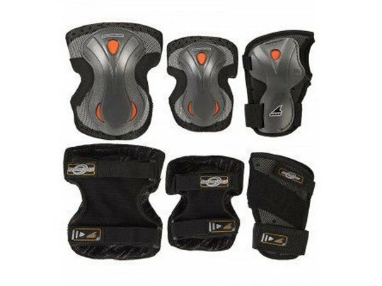 Zestaw ochraniaczy Rollerblade Lux 3 Pack Grey