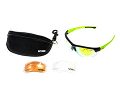 Okulary Uvex Sportstyle 115 Black Mat Yellow 2616 2019