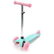Hulajnoga Meteor trójkołowa z kółkami LED Tuckan Miętowo-Różowa 2021