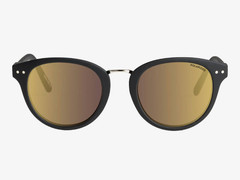 Okulary Roxy przeciwsłoneczne Junipers PLZ J XKKY Shiny Black Gold/Flash PLRZD Polaryzacja