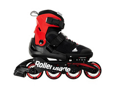 Rolki Rollerblade Cube Black / Red + kask + ochraniacze 2020