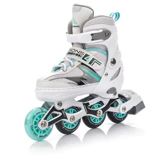 Rolki Regulowane Meteor 4w1 Seasons Minth LED