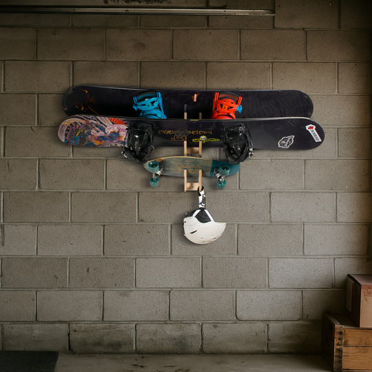 Wieszak John Paddle SKATE 3 na 3 deski snowboard, deskorolka, kite, wake, trickboard, longboard