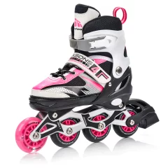 Rolki Regulowane Meteor 4w1 Seasons Pink LED