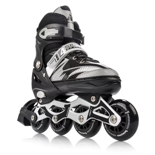 Rolki Regulowane Meteor 4w1 Seasons Black LED