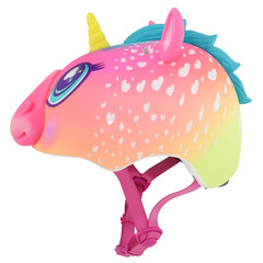 Kask juniorski C-PREME SUPER RAINBOW CORN Pink