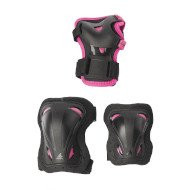 Zestaw ochraniaczy Rollerblade Skate Gear Junior 3 Pack Black Pink 2021