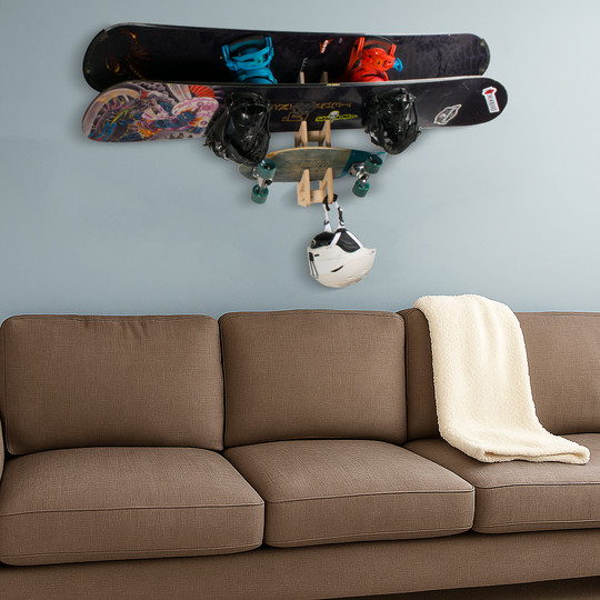 Wieszak John Paddle SKATE 3 na 3 deski snowboard, deskorolka, kite, wake, trickboard, longboard