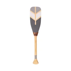 Pagaj John Paddle Ozdoba Kolorowy Malowany 60 cm WZ2 ze skórzaną pionową zawieszką