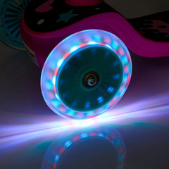 Hulajnoga trójkołowa Meteor Funny Pink LED