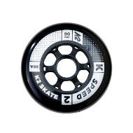 Zestaw 8 kółek K2 90mm / 85A Speed Wheel + łożyska ILQ 9 + tuleje