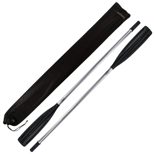 Aluminiowe Wiosło pontonowe do pontonu łodzi John Paddle z pokrowcem (komplet - 2 sztuki)