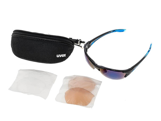 Okulary Uvex Blaze III Black Blue 2416 2019