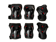 Rolki Rollerblade Cube Black / Red + kask + ochraniacze 2020