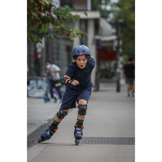 Kask Rollerblade RB JR Helmet Midnight Blue Orange 