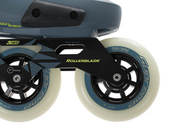 Rolki Rollerblade TWISTER EDGE EDITION #1 Grey / Blue + słuchawki SkullCandy 2018