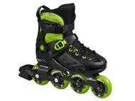 Rolki Powerslide Khaan Junior Black Green 2019