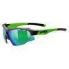 Okulary Uvex Sportstyle Sgl 107 Black Mat Green 2716