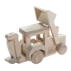 Drewniana zabawka John Paddle - Koparka