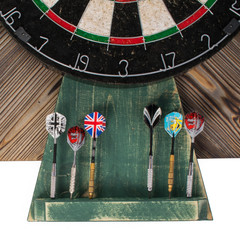 Tablica Drewniana John Paddle do Darta Order Forest Green
