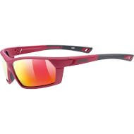 Okulary Uvex Sportstyle 225 pola Red Grey Mat 3530 2021
