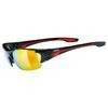 Okulary Uvex Blaze III Black Red 2316