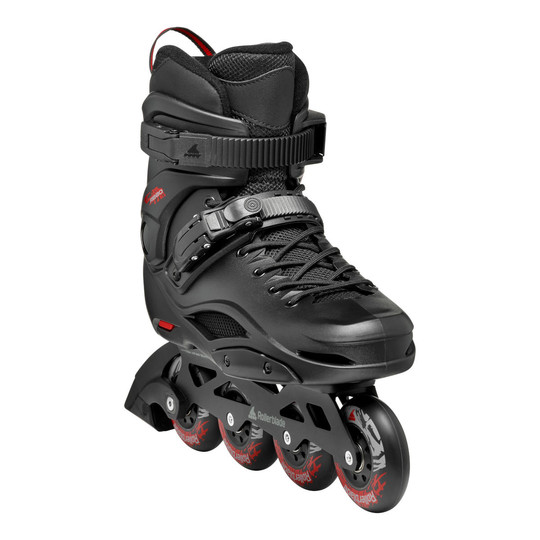Zestaw Rolki Rollerblade RB 80 Black Red + kask + ochraniacze