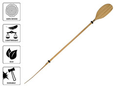 Wiosło Kajakowe John Paddle Drewniane Skrętne 225 cm