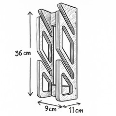 Wieszak John Paddle SKATE 2 na 2 deski snowboard, deskorolka, kite, wake, trickboard, longboard