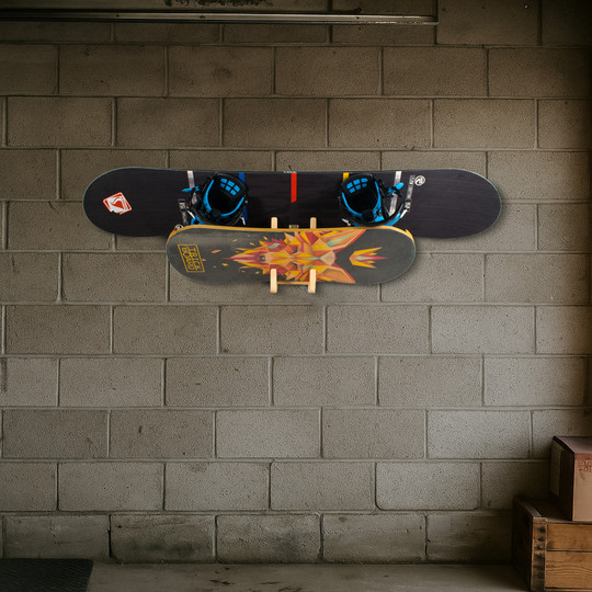 Wieszak John Paddle Snow Rack 2 na deski snowboardowe, kite, wake i skate