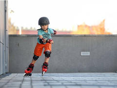 Rolki Powerslide Phuzion Universe Red 2019 + ochraniacze powerslide 2020 butterfly