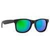 Okulary Majesty Shades L+ Black Matt / Green Mirror Lenses