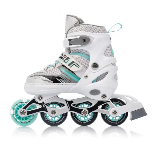 Rolki Regulowane Meteor 4w1 Seasons Minth LED