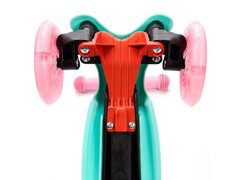 Hulajnoga Meteor trójkołowa z kółkami LED Tuckan Miętowo-Różowa 2021