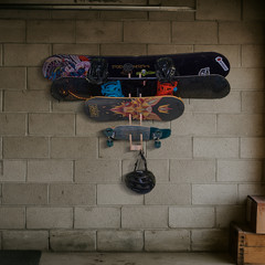 Wieszak John Paddle SKATE 4 na 4 deski snowboard, deskorolka, kite, wake, trickboard, longboard