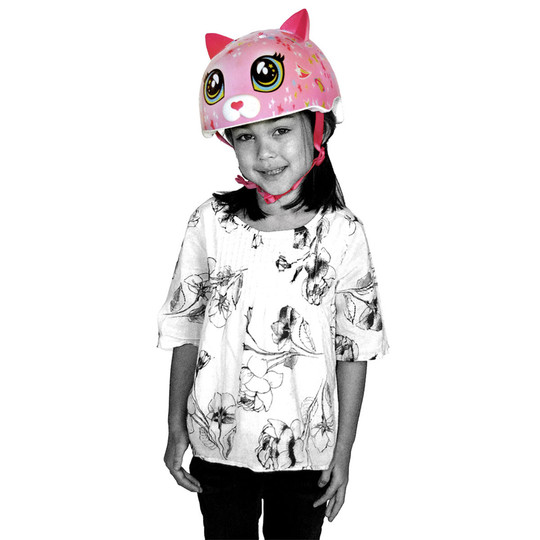 Kask juniorski C-PREME ASTRO CAT Pink 