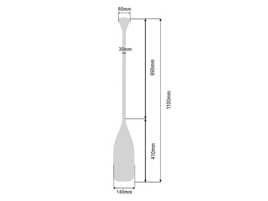 Pagaj John Paddle Ozdoba Malowany Obraz Statek 110 cm - Sailboat