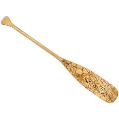Pagaj John Paddle Beavertail Ozdoba Wypalany 110 cm - Fishing Time