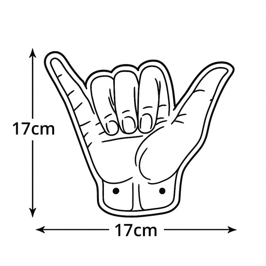 Wieszak John Paddle SHAKA 2 na skateboard, longboard lub balance board