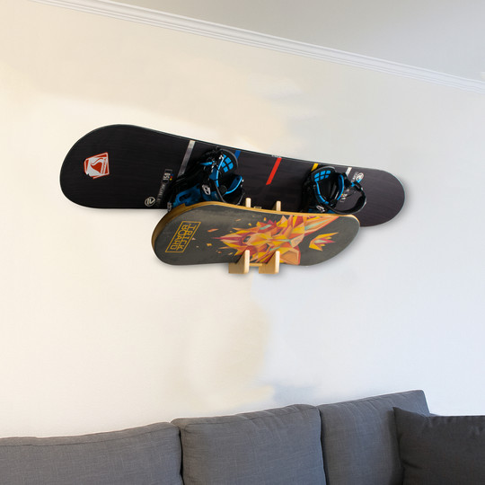 Wieszak John Paddle Snow Rack 2 na deski snowboardowe, kite, wake i skate