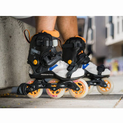 Rolki Powerslide Doop Yellow Sunrise 100