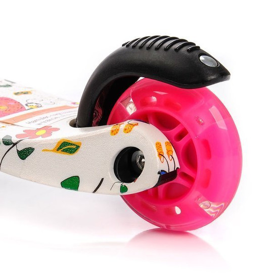 Hulajnoga Meteor trójkołowa z kółkami LED Tuckan Butterflies 2020