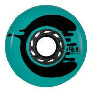 Zestaw 4 kółek Cosmic Roche Teal 80mm 88A 2021