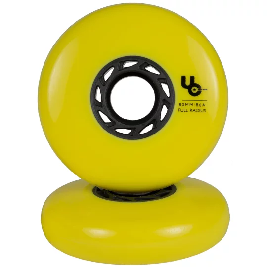 Zestaw 4 kółek Powerslide Undercover Team Yellow 80mm 86A