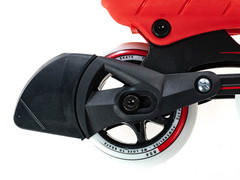 Rolki Powerslide Phuzion Universe Red 2019 + ochraniacze powerslide 2020 butterfly