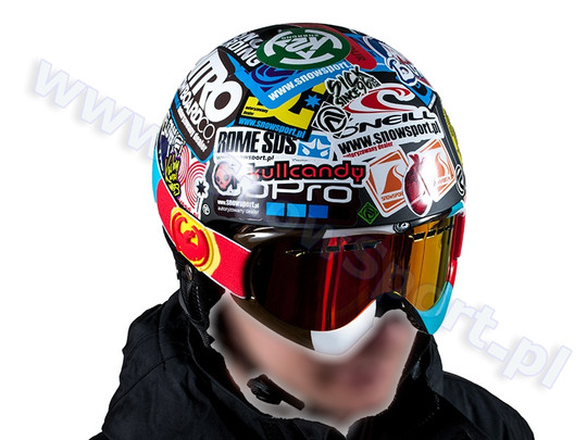 Kask K2 Scepter + 4 pakiety naklejek