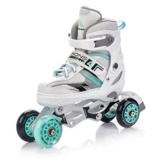 Rolki Regulowane Meteor 4w1 Seasons Minth LED