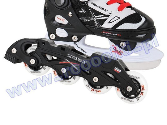 Rolki łyżwy 2w1 Tempish NEO-X DUO Black 2017